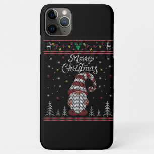 Funny Gnome Merry Christmas iPhone 11 Pro Max Case