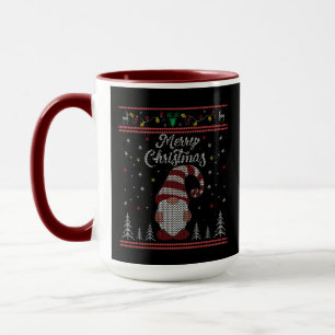 Funny Gnome Merry Christmas Mug