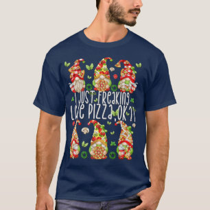 Funny Gnome Motif For Women And Men With Gnomies L T-Shirt