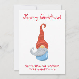 Funny Gnome Party Invitation – Whimsical Cute 