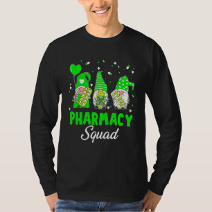 Funny Gnome Pharmacy Squad Pharmacist St Patrick S T-Shirt
