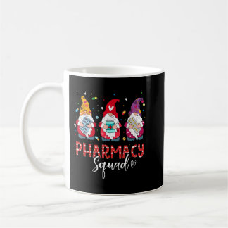 Funny Gnome Pharmacy Squad Pharmacist Valentine's  Coffee Mug