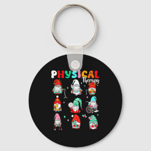 Funny Gnome Physical Therapy Pt Physical Therast C Key Ring