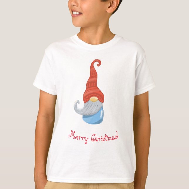 Funny Gnome T-Shirt – Cute Garden Gnome Meme Tee  (Front)