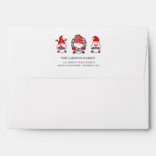 Funny Gnomes    Christmas Holidays  Photo Envelope