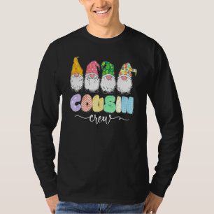 Funny Gnomes Cousin Crew Happy Easter Day Family A T-Shirt