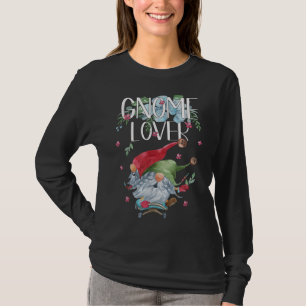 Funny Gnomes Floral Flower Motif For Hippies Uniqu T-Shirt