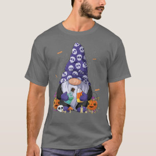 Funny Gnomes Happy Halloween Candy Corn Pumpkin Me T-Shirt