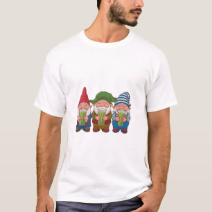 Funny Gnomes Holding a Matcha Drink Magical T-Shirt