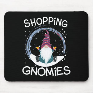 Funny Gnomes Shopping Gnomies Costume Christmas Gi Mouse Mat