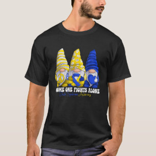 Funny Gnomies Down Syndrome Awareness Month Blue A T-Shirt