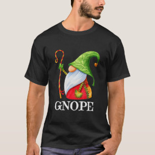 Funny GNOPE Nordic Gnome Scandinavian Elf Swedish  T-Shirt