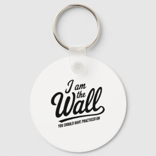Funny Goalie Quote For Ice Hockey Kids Key Ring