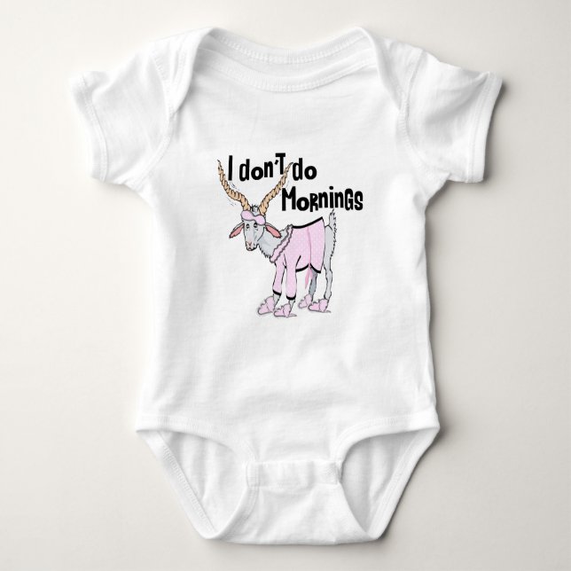 Funny Goat Apparel Baby Bodysuit (Front)