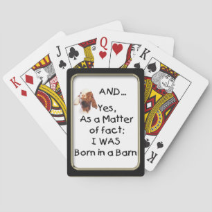 Funny  Goat  Bicycle® Playing Cards
