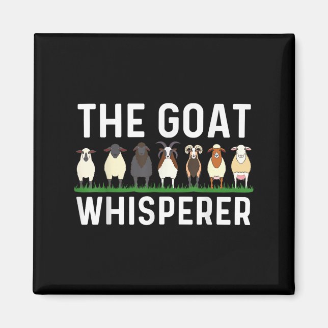 Funny Goat Design Men Women Kid Farm Animal Pygmy  Magnet (Front)