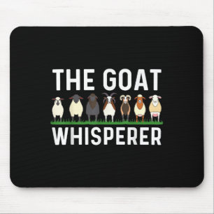 Funny Goat Design Men Women Kid Farm Animal Pygmy Mouse Mat