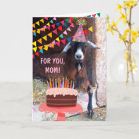 Funny Goat "For Mum" Birthday