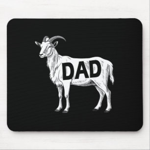 Funny Goat Gift Dad Sarcastic Graphic  Mouse Mat
