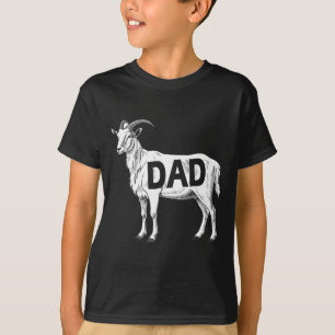 Funny Goat Gift Dad Sarcastic Graphic T-Shirt