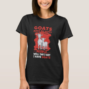 Funny Goat Lovers Saying Capra Hircus Goat Antelop T-Shirt
