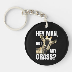 Funny Goat Pun Farm Animal Meme Gift for Goat Love Key Ring
