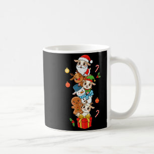 Funny Goat Santa Elf Snowman Christmas Womens Mens Coffee Mug