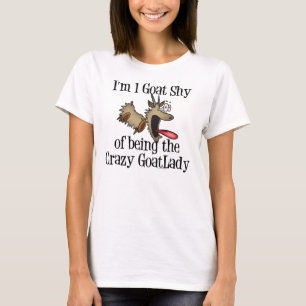 Funny Goat T-shirt Ladies Baby Doll Shirt by Bella