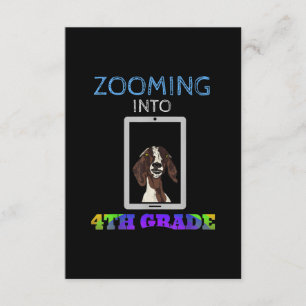 Funny Goat Virtual 4th Grader Back To School 2020 Enclosure Card
