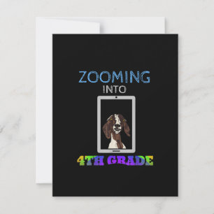 Funny Goat Virtual 4th Grader Back To School 2020 Invitation