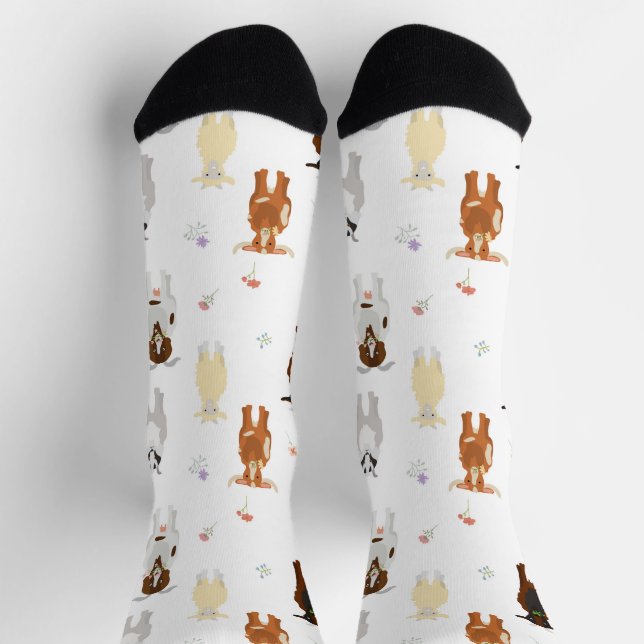 Funny Goats Farm Animals Socks (Top)