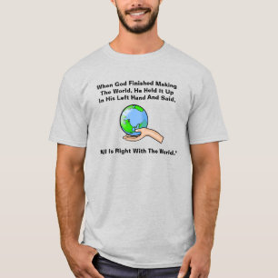 Funny God Is Left-Handed T-Shirt