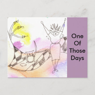 Funny Goddess Cat Gak 2 Postcard