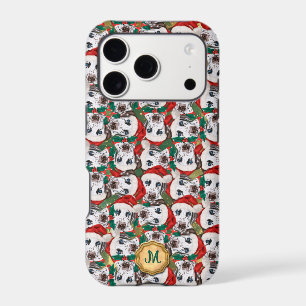 Funny Gold Green Dalmatian Cute Dog Christmas