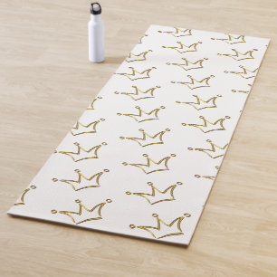 Funny Golden Crown - luxury royal 1 Yoga Mat