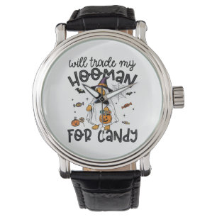 Funny Golden Dog Halloween Ghost Spooky Watch