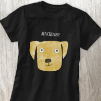Funny Golden Labrador Retriever Dog Custom Name