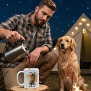 Funny Golden/ Orange Add photo Personalise Coffee Mug