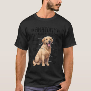 Funny Golden Retriever Anatomy Dog Lover Owner T-Shirt