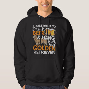 Funny Golden Retriever Beer Golden Retriever Owner Hoodie