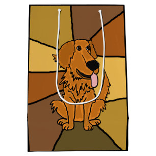 Funny Golden Retriever Gift Bag