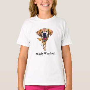 Funny Golden Retriever Girls T-Shirt