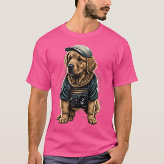 Funny Golden Retriever Rap Hip-Hop Rb T-Shirt