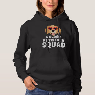 Funny Golden Retriever Squad White Cute Funny Love Hoodie