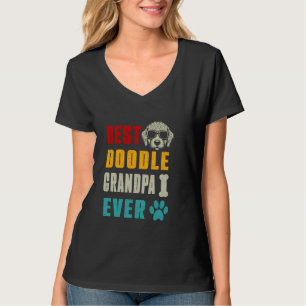 Funny Goldendoodle Dad Best Doodle grandpa Ever T-Shirt