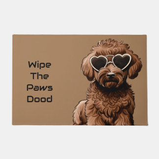 Funny Goldendoodle Doormat