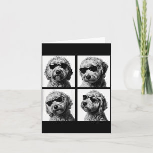 Funny Goldendoodle Meme Cute Doodle Photo Booth Card