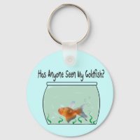 Funny Goldfish and Bowl
