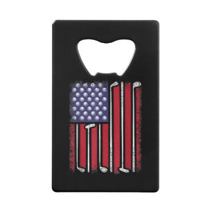 Funny Golf American Flag Golf Player Vintage Golfe