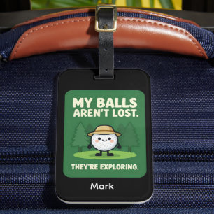 Funny Golf Bag Tag Collection for Golf Addicts